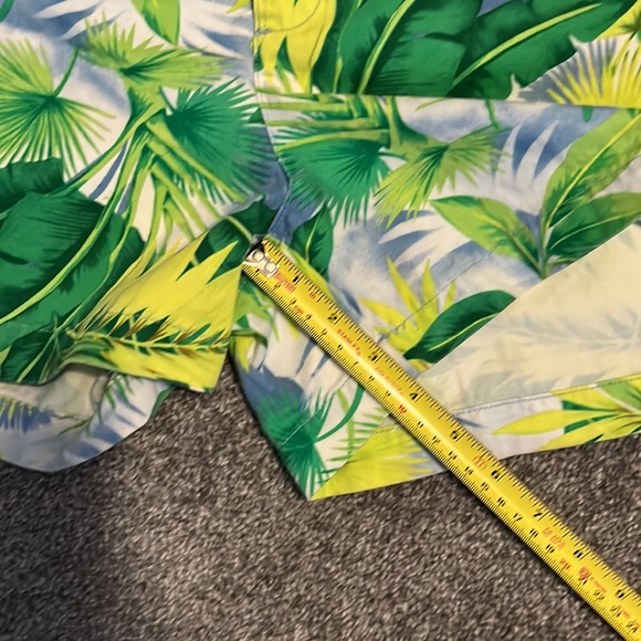 RARE Vintage GLORIA VANDERBILT High-Waisted Shorts Tropical Print - Womens 8 - Picture 8 of 8